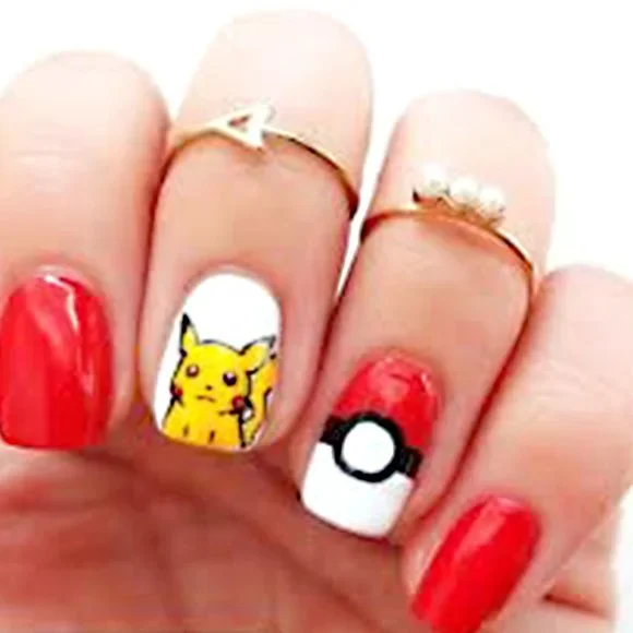 POKEMON Fingernail Stickers Manicure Decals - Picture 7 of 8